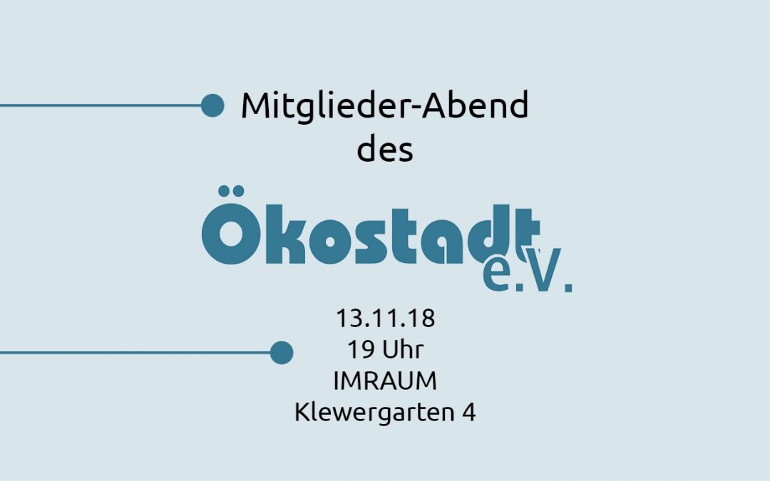 Mitglieder Abend am 13.11.