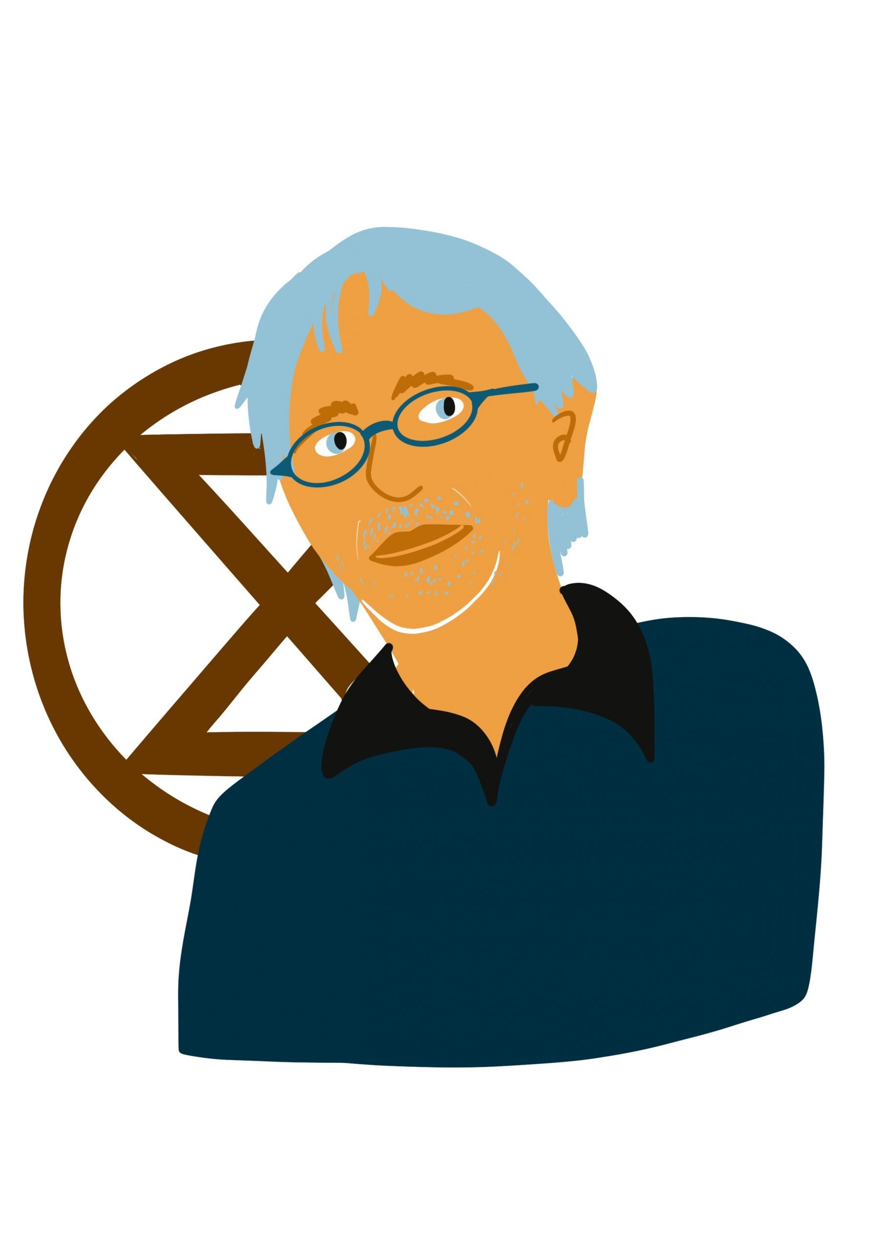 Portrait Jürgen Manemann von Extinction Rebellion