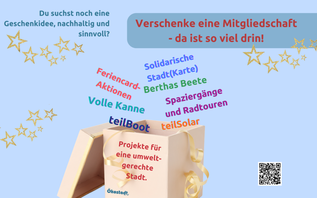 Geschenkidee gesucht? Mitgliedschaft verschenken!
